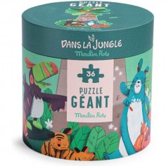 Puzzle géant Palmier - 36 pièces - Dans la jungle - Moulin Roty