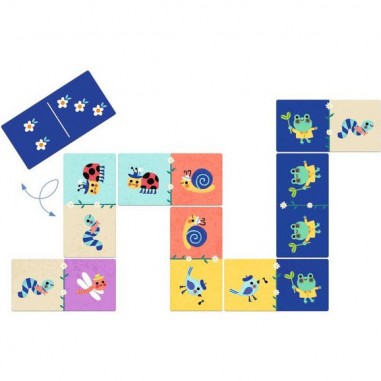 Domino Petites bêtes - Jeu éducatif - Djeco