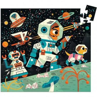 Puzzle Station spatiale - Puzzle 54 pièces - Djeco