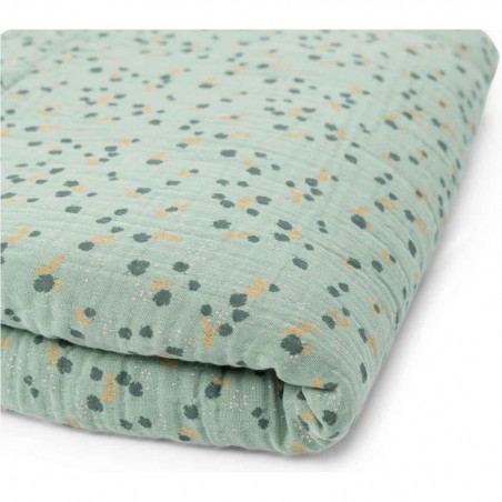 Plaid sauge Trois petits lapins - Moulin Roty