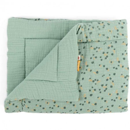 Plaid sauge Trois petits lapins - Moulin Roty