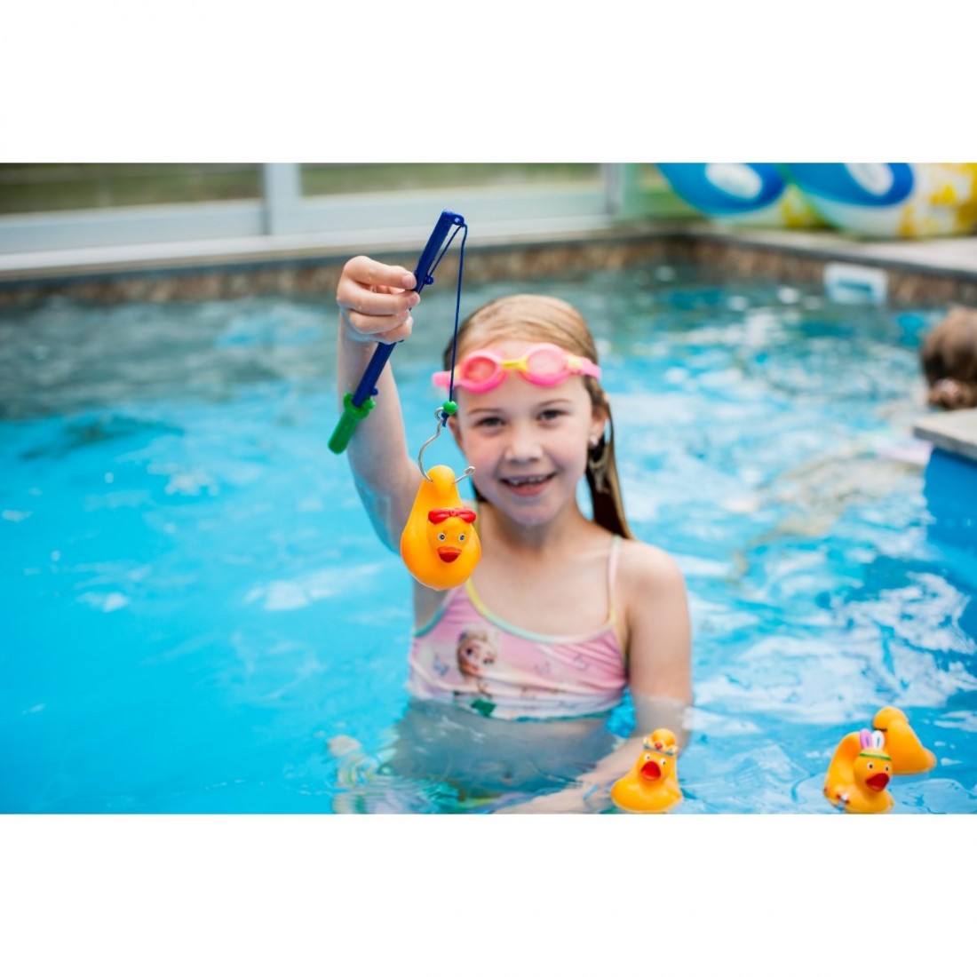 Jeu De Pêche Aux Canards - 20 Canards Colorés Avec Crochets - Jouet De Bain Et Piscine Pour Enfants