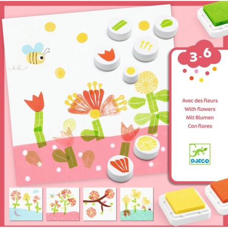 Coffret Avec des fleurs - Un jeu - Djeco