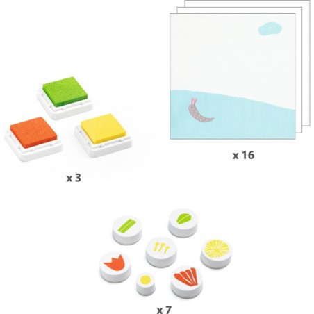 Coffret Avec des fleurs - Un jeu - Djeco