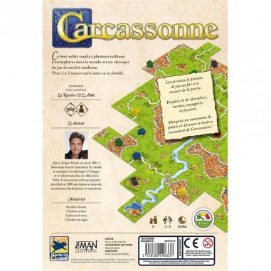 Carcassonne - Jeu de société historique - Stratégie - Asmodee - Zman Games