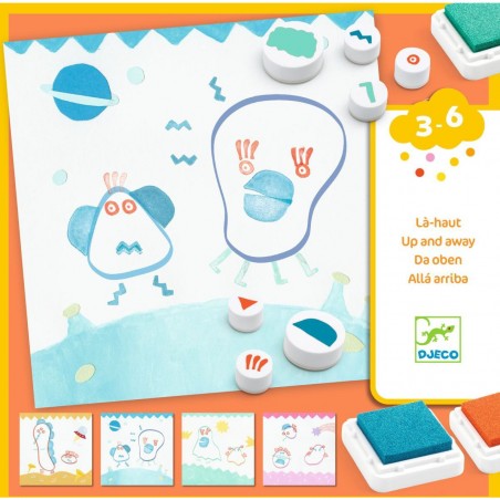 Coffret Tampons Là-haut - Un jeu - Djeco