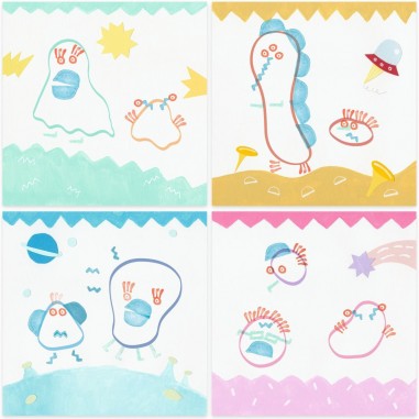 Coffret Tampons Là-haut - Un jeu - Djeco