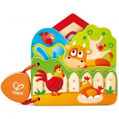 Premier livre en bois "Ferme" - Hape Toys