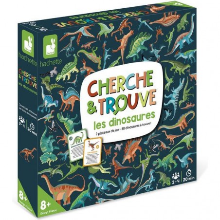 Cherche et trouve Les dinosaures - Jeu de société enfant - Janod