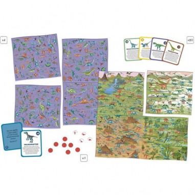 Cherche et trouve Les dinosaures - Jeu de société enfant - Janod