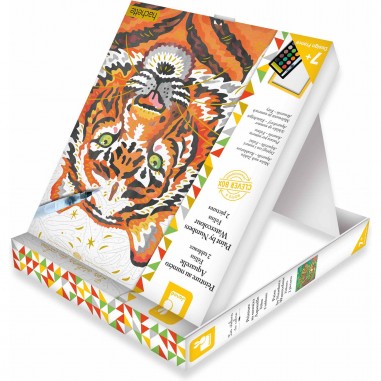 Peinture au numéro aquarelle Félins - Janod