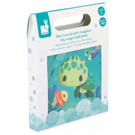 Livre de bain - La vie magique des tortues - Janod