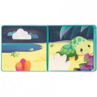 Livre de bain - La vie magique des tortues - Janod