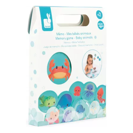 Mémo du bain - Mes bébés animaux - Janod