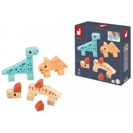 Jeu de construction - Cubikosaurus - Janod