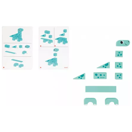 Jeu de construction - Cubikosaurus - Janod