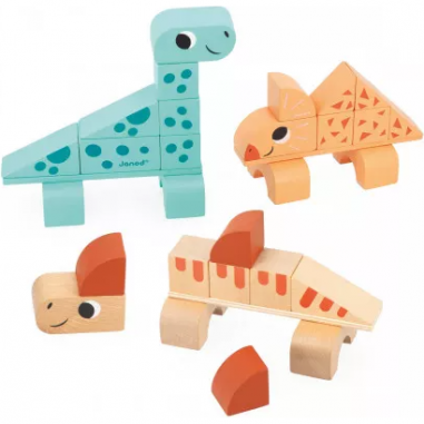 Jeu de construction - Cubikosaurus - Janod