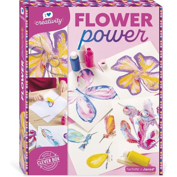 Janod Coffret créatif Flower Power I love creativity