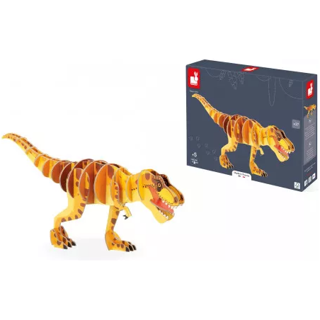 Puzzle 3D - Maquette - Dinosaure T-Rex - Janod