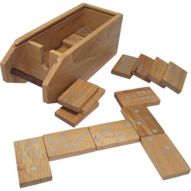 Domino Géant Caisse Bois - Carrom Art