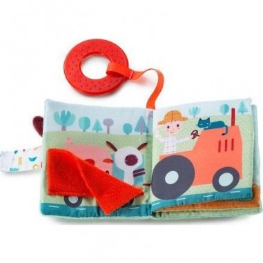 Imagier pour bébé en tissu thème Ferme - Lilliputiens Imagier pour bébé en tissu thème Ferme - Lilliputiens