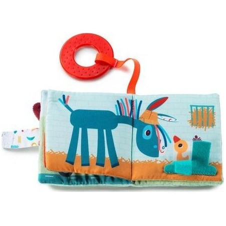 Imagier pour bébé en tissu thème Ferme