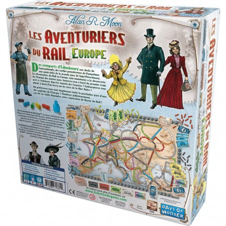 Les Aventuriers du Rail - Europe - Jeu de société - Days of wonder - Asmodee