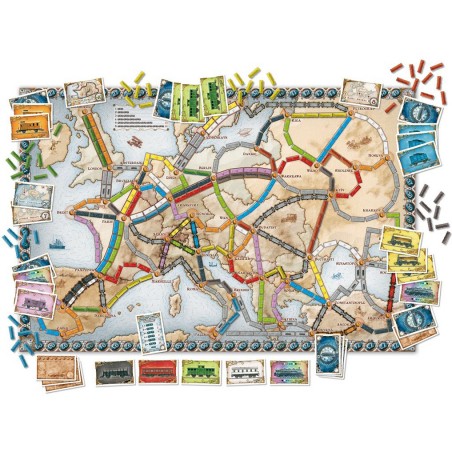 Les Aventuriers du Rail - Europe - Jeu de société - Days of wonder - Asmodee