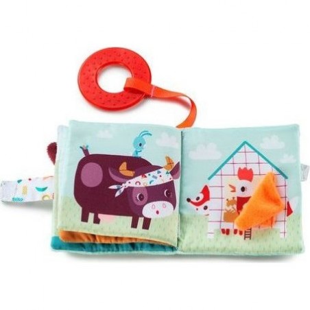 Imagier pour bébé en tissu thème Ferme