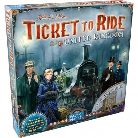 Les Aventuriers du rail - Royaume Uni - Jeu de société - Days Of Wonder