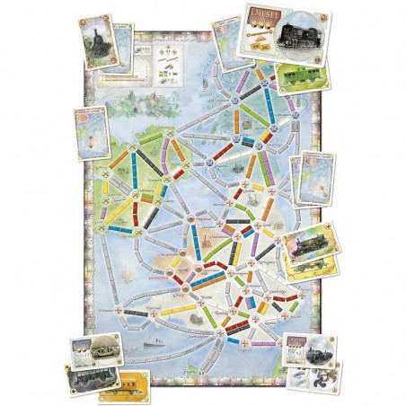 Les Aventuriers du rail - Royaume Uni - Jeu de société - Days Of Wonder