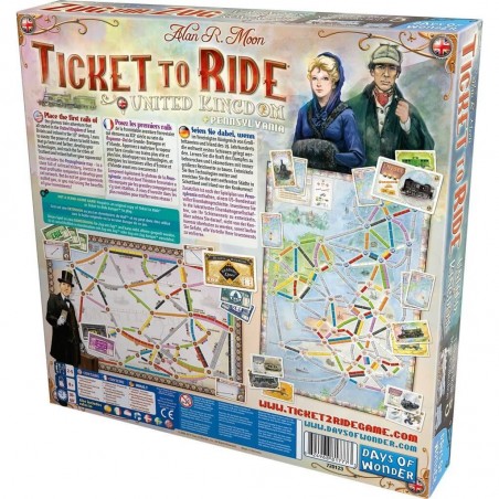 Les Aventuriers du rail - Royaume Uni - Jeu de société - Days Of Wonder