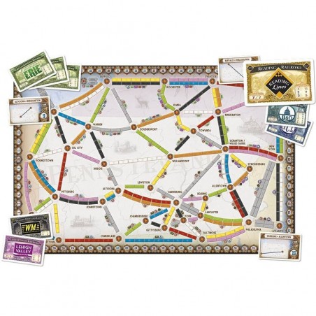 Les Aventuriers du rail - Royaume Uni - Jeu de société - Days Of Wonder