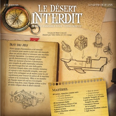 Le Désert Interdit - Jeu de société - Cocktail games - Asmodee