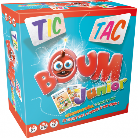 Tic tac boum junior - jeu d'ambiance et de rapidité - Asmodée - Asmodee