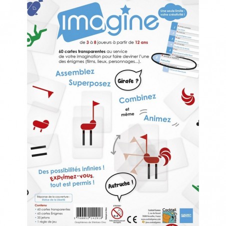 Imagine - Un jeu de société d'ambiance et de devinettes - Asmodee