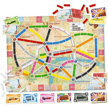 Les aventuriers du rail : Londres - Jeux de société - Days Of Wonder