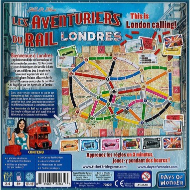 Les aventuriers du rail : Londres - Jeux de société - Days Of Wonder