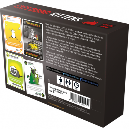 : Nsfw Edition - Jeu de société - Exploding Kittens