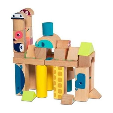 Jeu de contruction en bois Jungle Blocs