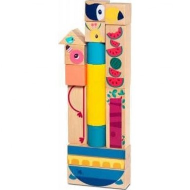 Jeu de contruction en bois Jungle Blocs