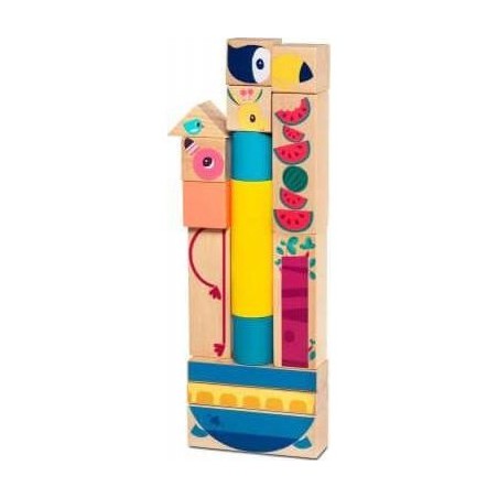 Jeu de contruction en bois Jungle Blocs