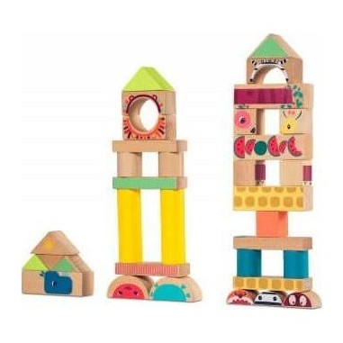 Jeu de contruction en bois Jungle Blocs