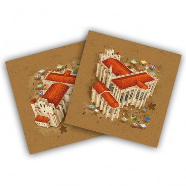 Carcassonne: Extension 1 - Auberges et Cathédrales - Jeu de société - Zman Games - Z-man Games