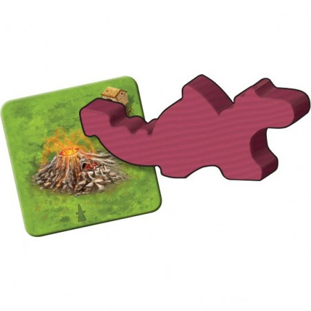 Carcassonne: Extension 3 - Princesse et Dragon - Jeu de société - Zman Games - Asmodee