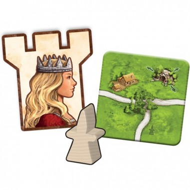 Carcassonne: Extension 3 - Princesse et Dragon - Jeu de société - Zman Games - Asmodee