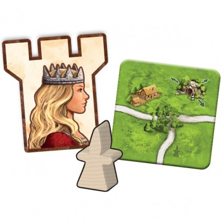 Carcassonne: Extension 3 - Princesse et Dragon - Jeu de société - Zman Games - Asmodee