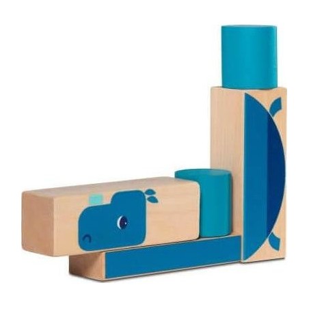 Jeu de contruction en bois Jungle Blocs
