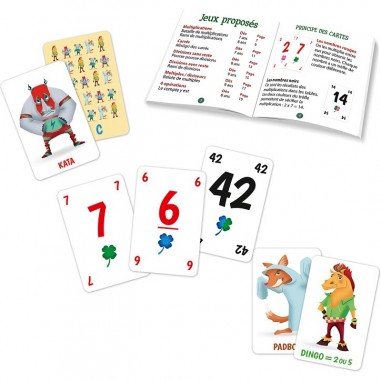 Multiplodingo multiplications et divisions - Jeu éducatifif Asmodee - Cocktail Games