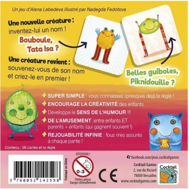 Face de Bouc - Jeu de société - Cocktail games - Asmodee
